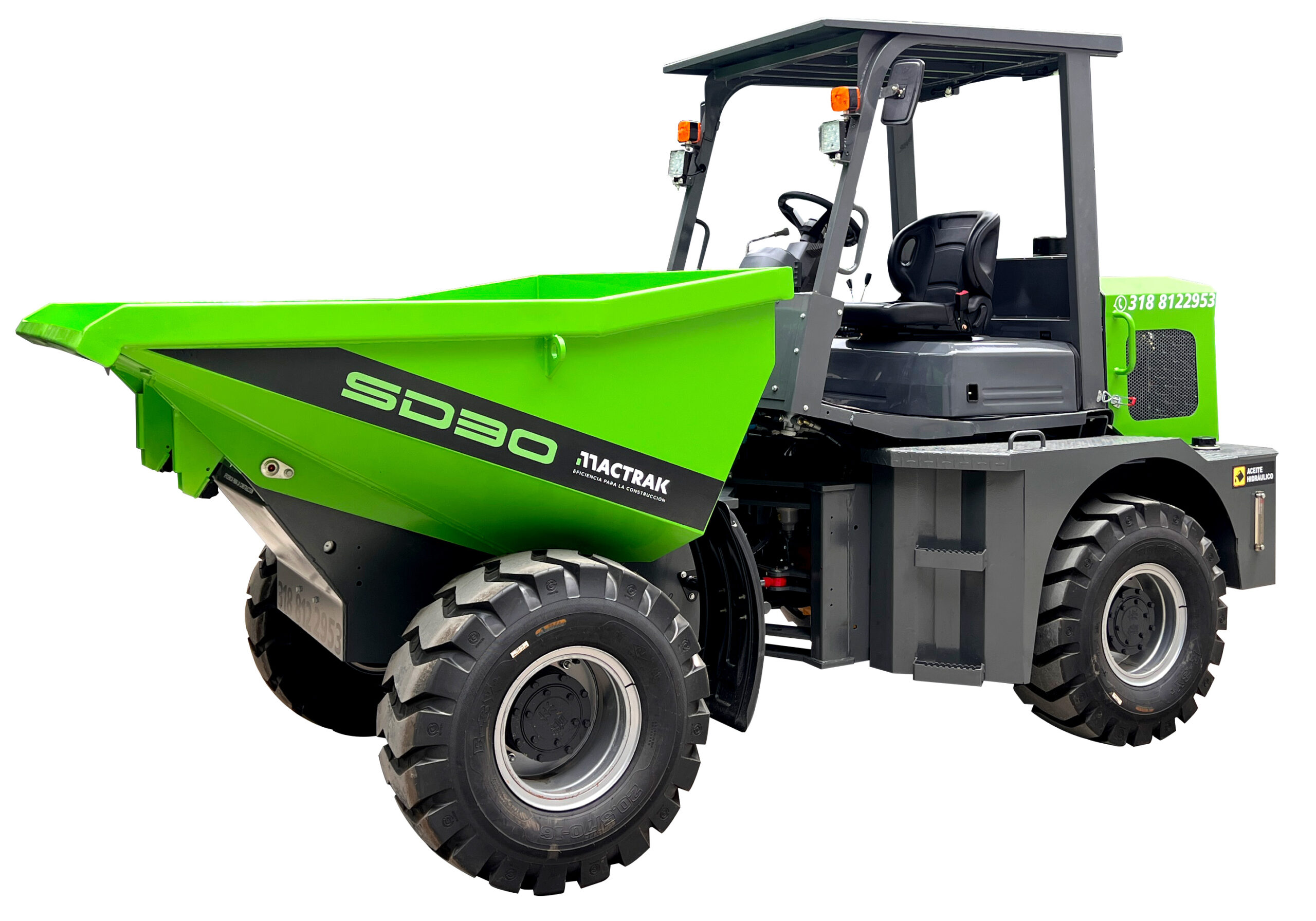 Mini Dumper Descarga Frontal SD30 - Mactrak