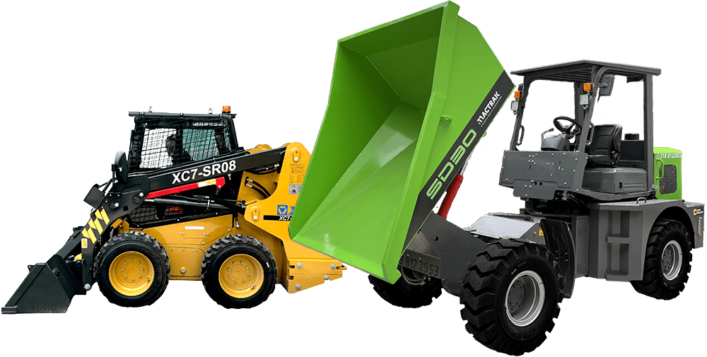 Mini Cargador SR08 y Mini Dumper SD30